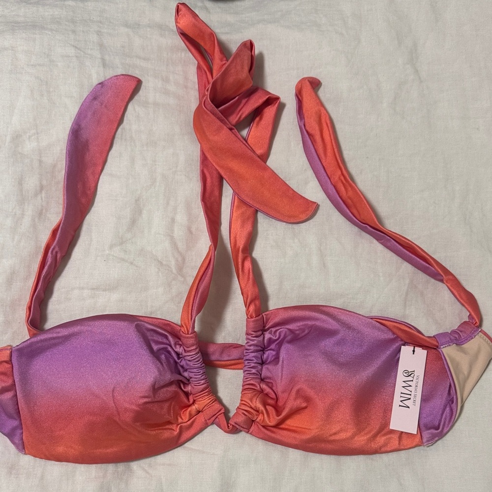 Victoria's Secret Purple and Pink Bandeau